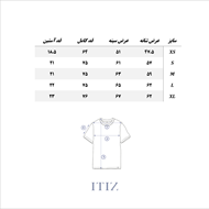 جدول سایز تی‌شرت Tokyo Basic مشکی