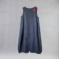 Back view of ITIZ Turpis navy free size overall