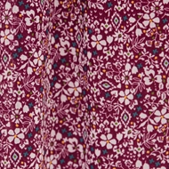 Close-up of ITIZ Cherry Blossom dress showing neck cut-out and back seam
