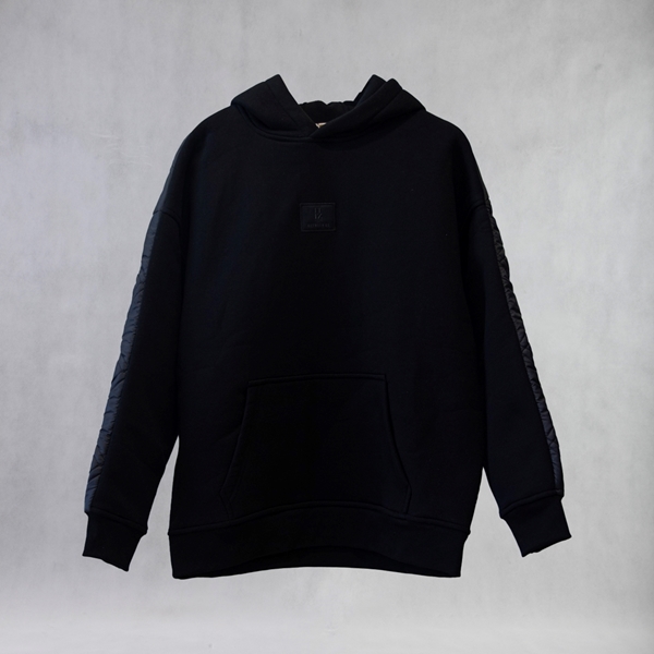 Noir Bomber Jacket front view ITIZ