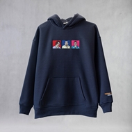 هودی Vice City رنگ دودی نمای جلو با گلدوزی دقیق