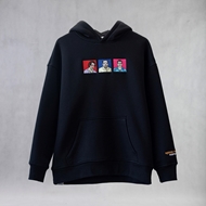 هودی Vice City رنگ مشکی نمای جلو با گلدوزی دقیق