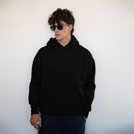 Noir Bomber Jacket model view ITIZ